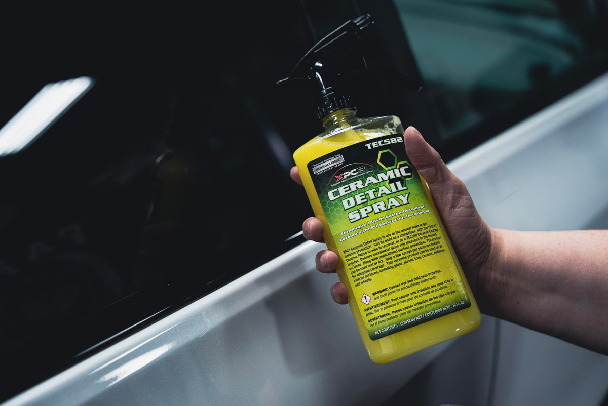 Technicians Choice TEC582 glossy finish on vehicle showing lasting shine benefit