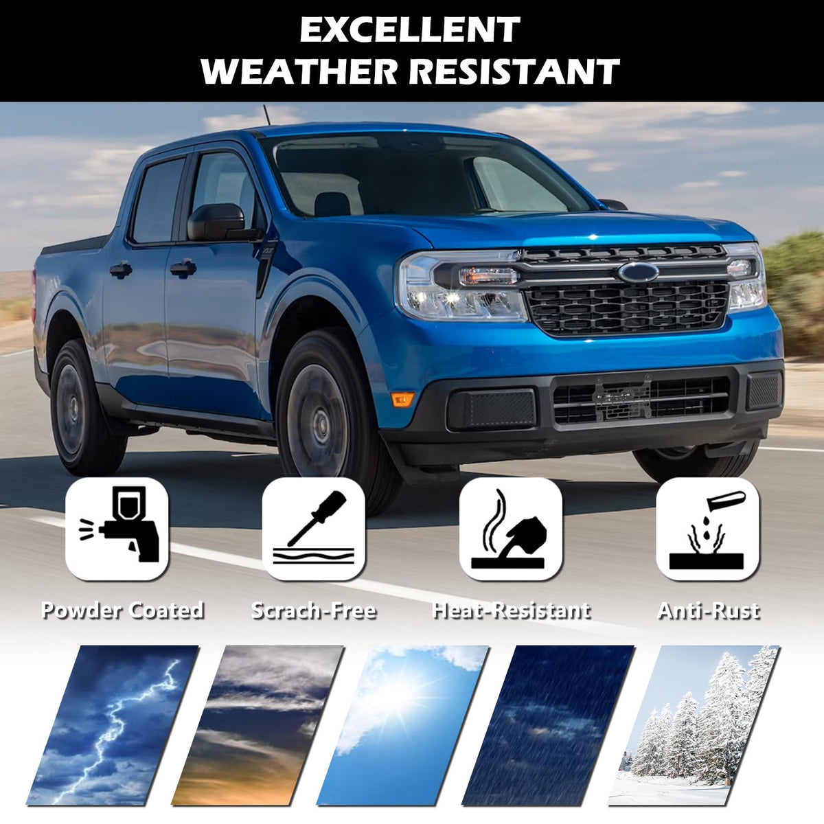 TECHPICCO grille clamp detail highlighting strong grip and secure mounting