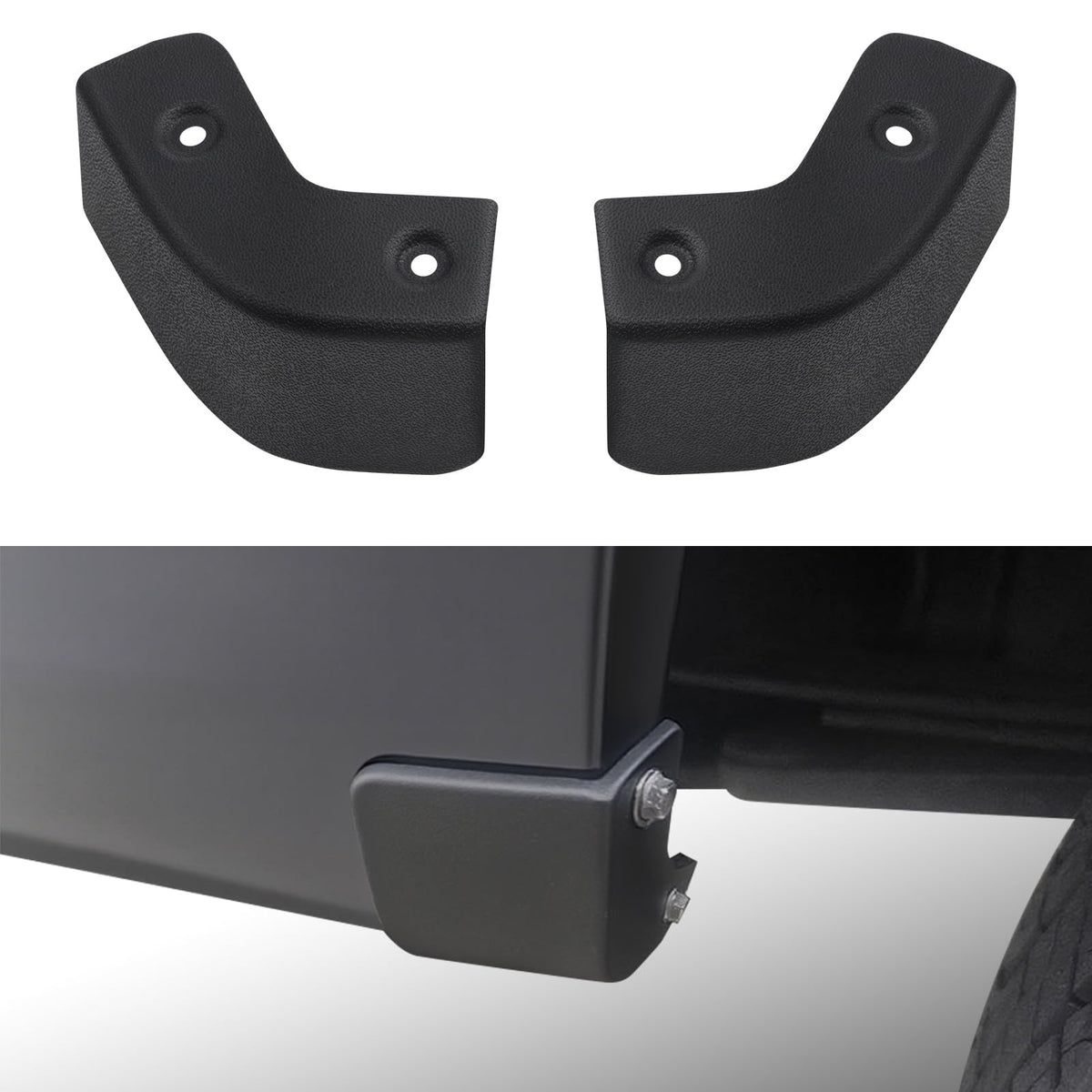 TECHPICCO front packaging showing mud flap delete kit and benefits