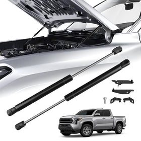 TECHPICCO front packaging showing complete hood strut kit and clear fitment benefit