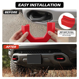 TECHPICCO installation process image showing tool-free snap-on benefit