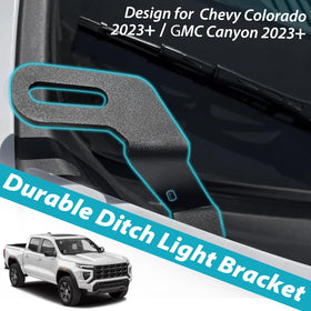 TECHPICCO driver side bracket with LED attached for enhanced off-road visibility