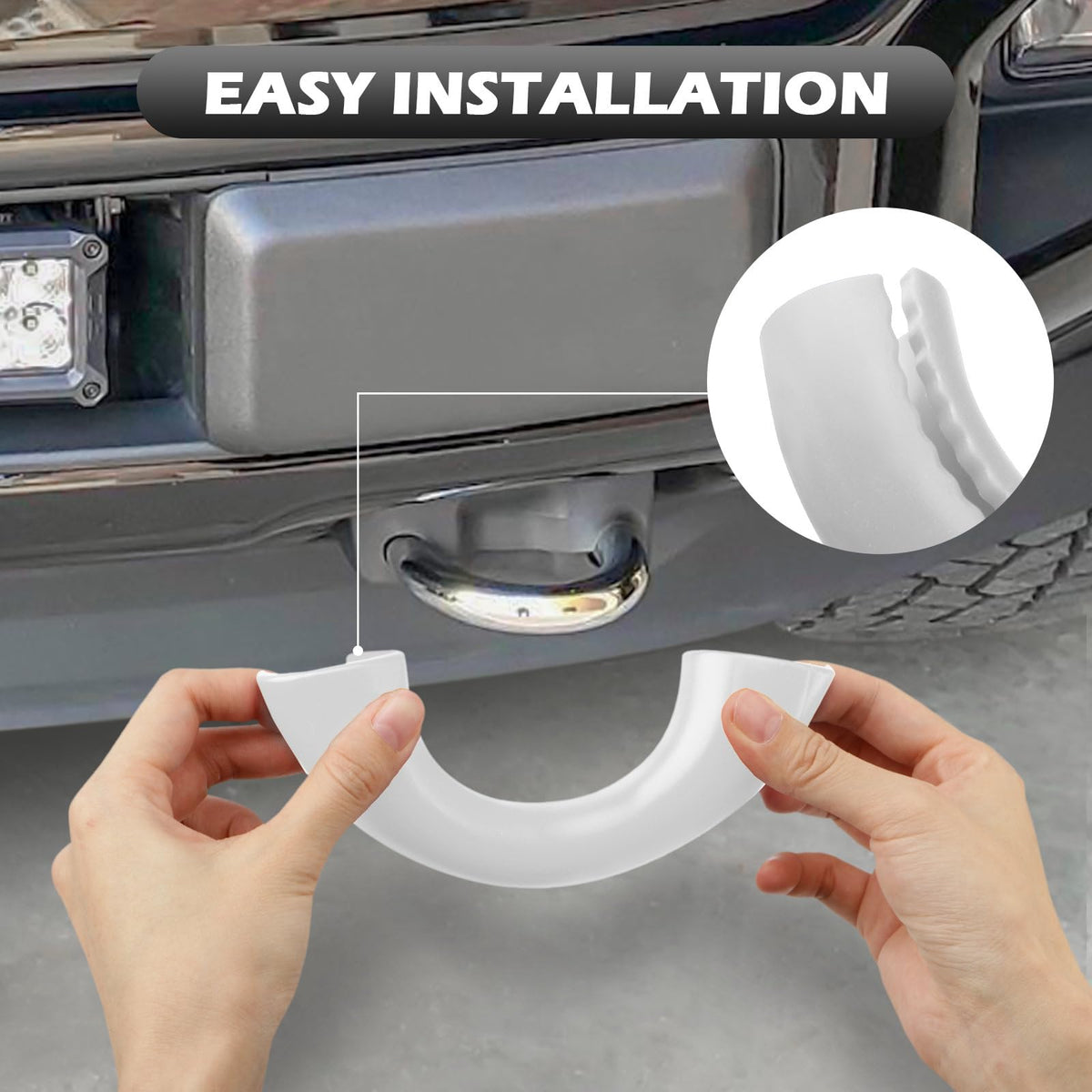 TECHPICCO installed on Ford F150 bumper restoring clean factory finish