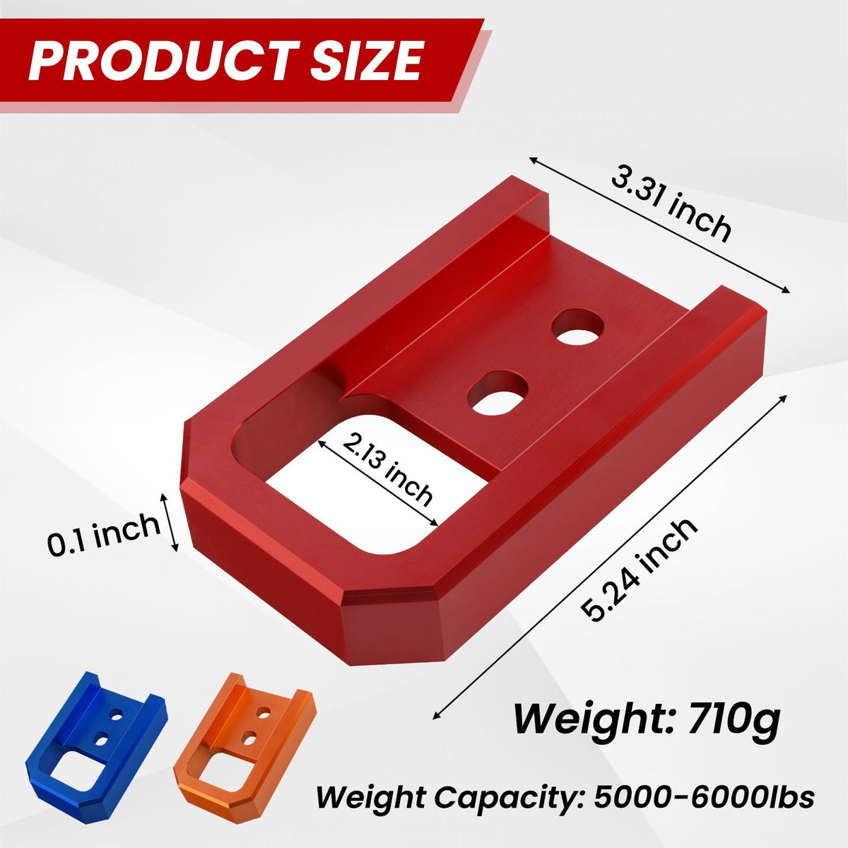 TECHPICCO scale comparison with hand showing accurate size and fit