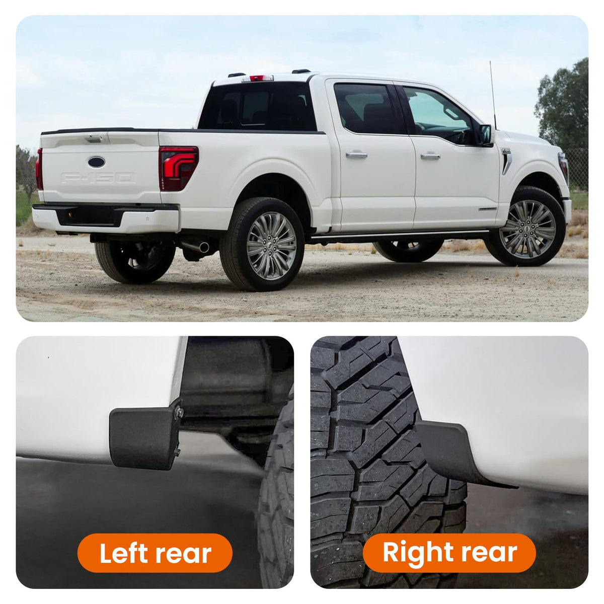 TECHPICCO panel beside ruler showing exact size and fit for F150