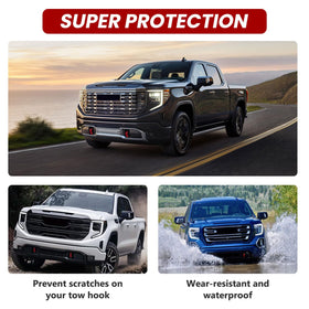 TECHPICCO on GMC Sierra front view demonstrates improved bumper aesthetics