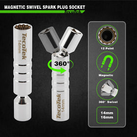 TecoTek sockets lined up showing size markings for quick selection and accuracy