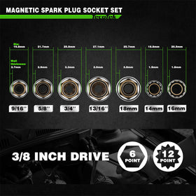 TecoTek spark plug gapper with sockets showing quick on-the-spot adjustments