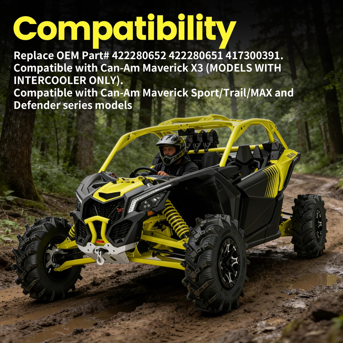 Tecreddy belt installed in Can-Am Maverick X3 demonstrating reliable power transfer