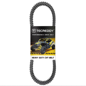 Tecreddy front packaging of drive belt showing fitment and benefit of OEM-grade quality
