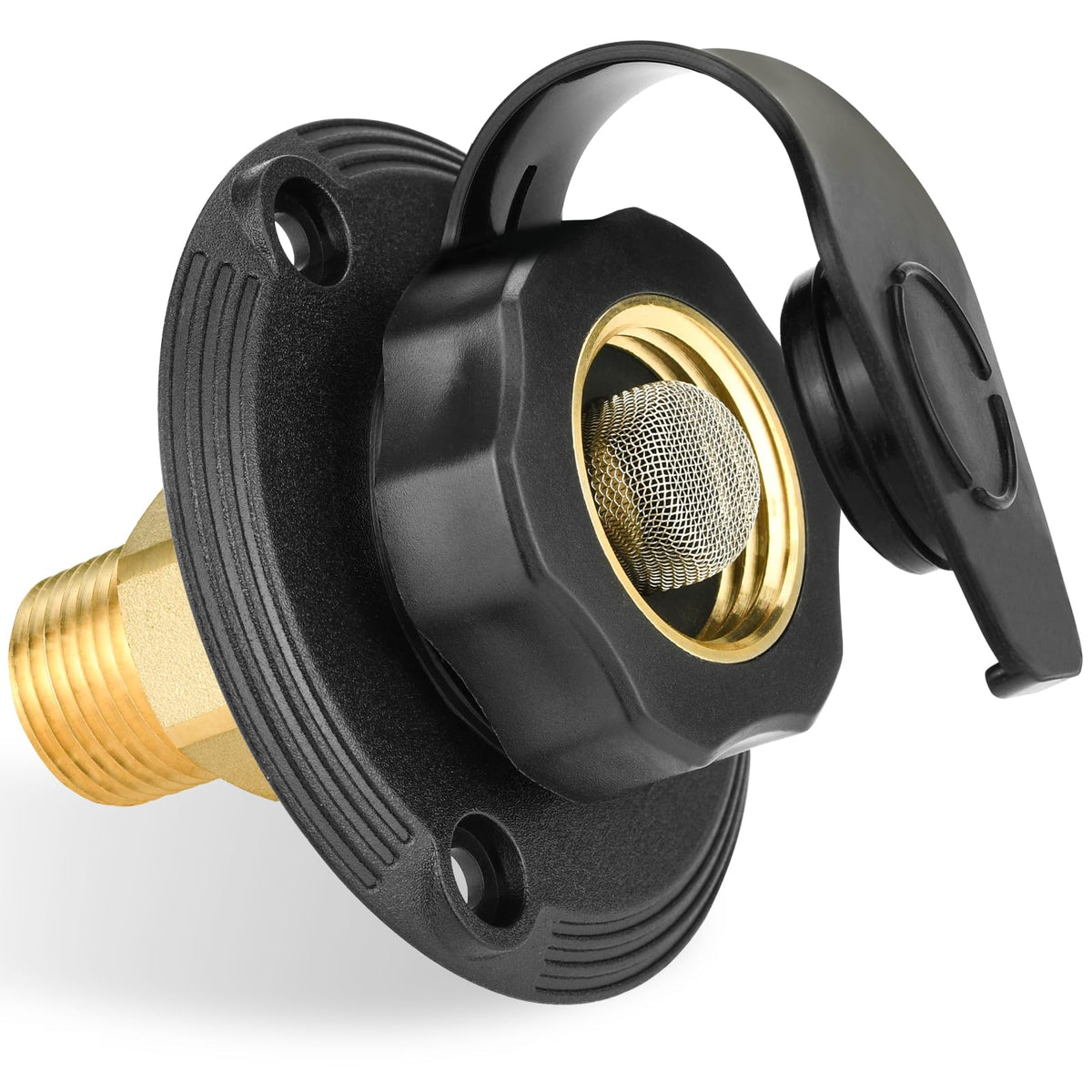 Tecreddy front view of inlet showing secure fit and easy access benefit