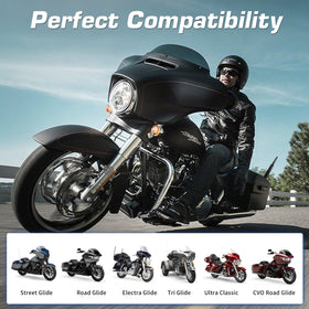 Tecreddy on a Harley riding highway, illustrates stable reception benefit