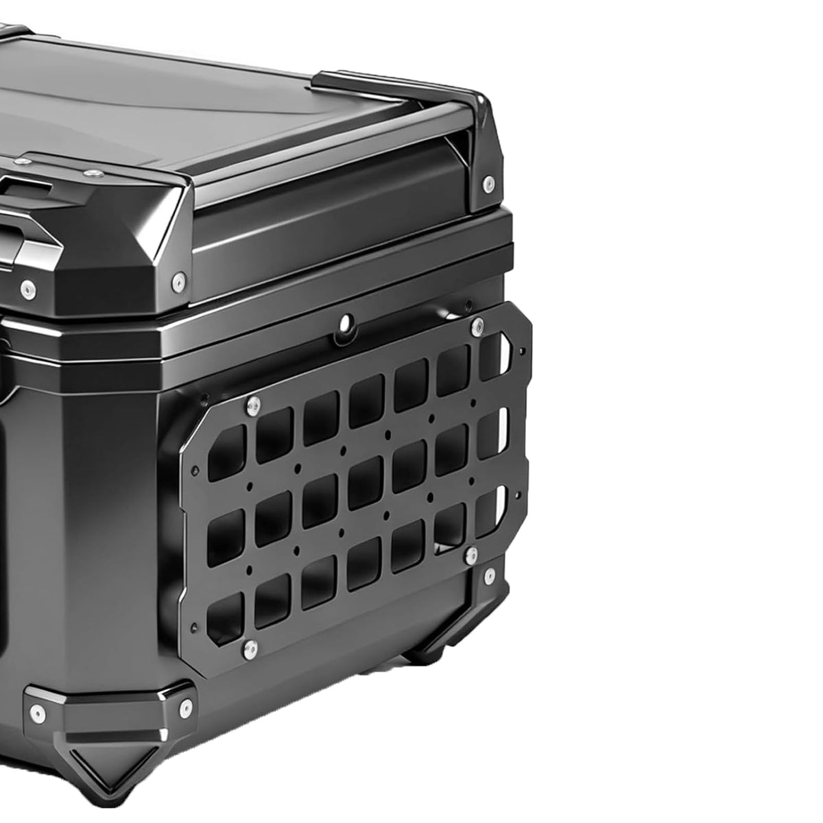 TECTEK front view of large MOLLE panel showing clean mounting surface and finish