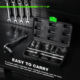 TecoTek spark plug gapper tool showing measurement and adjustment