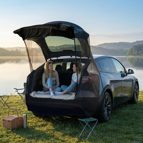 TECUUL installed in SUV lifestyle scene for comfortable outdoor lounging