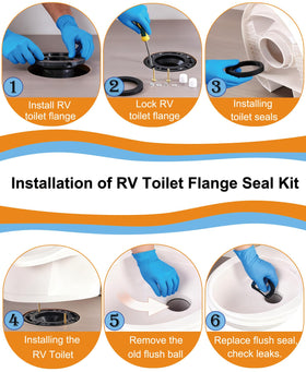 TeegRoow installed at toilet base demonstrating leak prevention benefit