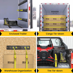 TEKCHIC close-up of galvanized E-track rail showing corrosion resistance and strength
