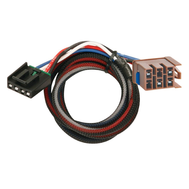 Tekonsha 3015-P front connector showing plug and secure fit benefits