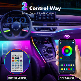 TEKSHINNY footwell lights giving comfortable, uniform interior illumination