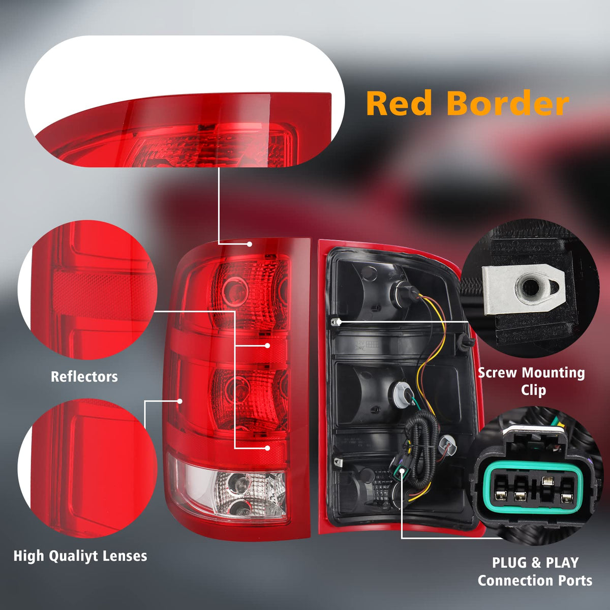 Tektend tail light installed on GMC Sierra demonstrating seamless factory integration