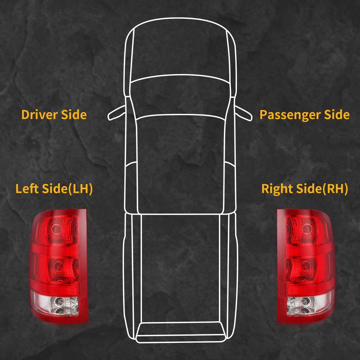Tektend tail light illuminated at night showing bright, visible brake and signal lighting