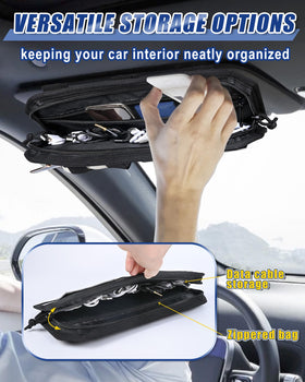 Telawsfun installed on car visor demonstrating unobstructed driver view and convenience