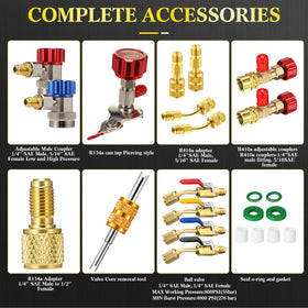 Tellegloww adapters and angled ball valves close-up highlighting leak-resistant seals