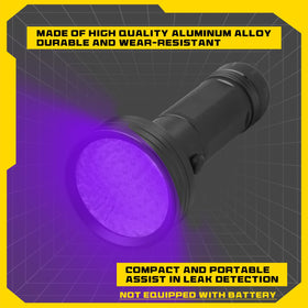 Tellegloww kit in use under hood enabling fast A/C leak location