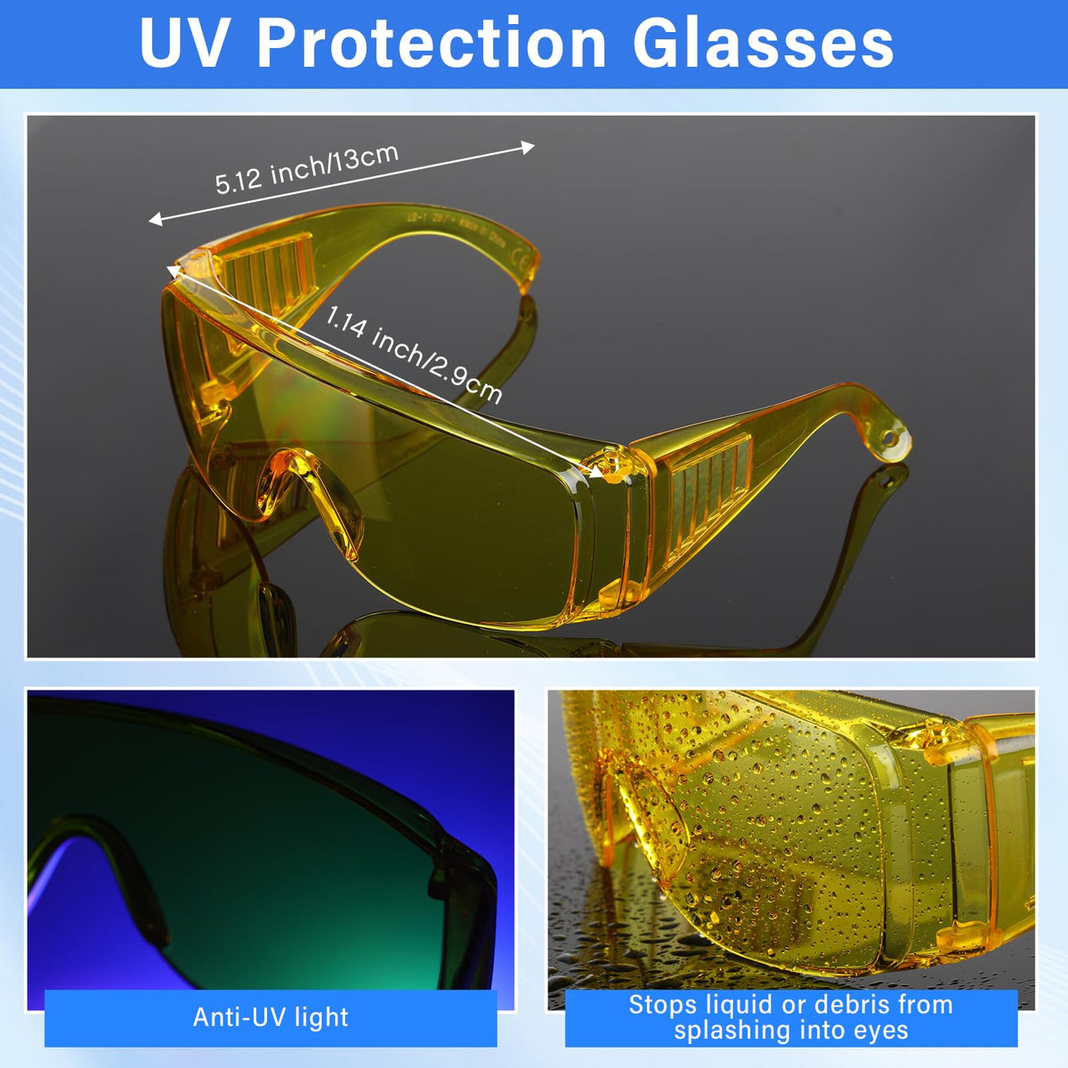 Tellegloww UV flashlight in hand highlighting dye inspection capability