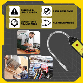 Tellegloww UV protective glasses on visor protecting eyes during inspection