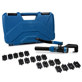 TEMCo Industrial front view of TH0006 kit showing organized dies and pump, improved portability