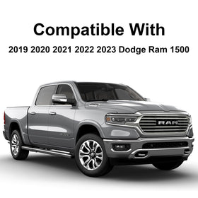 Tempsnow heated mirror glass detail on Ram 1500 showing faster defrosting and clearer vision