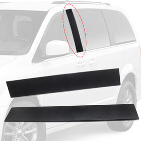 TEMSONE front B-pillar trims packaging showing both pieces and benefits
