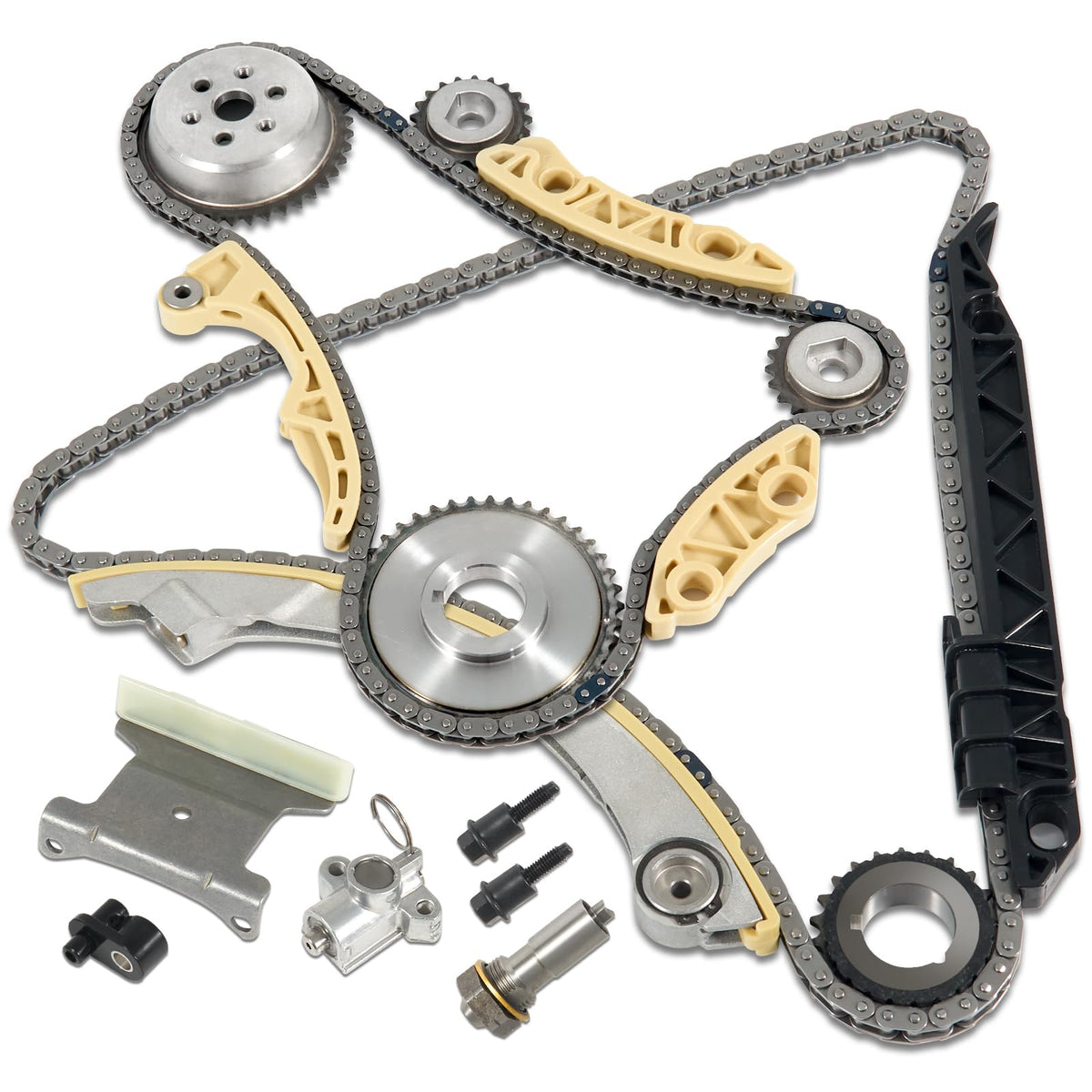 TEMSONE front packaging showing complete 94201S timing chain kit benefits