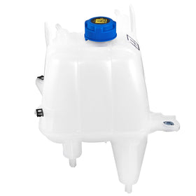 TEMSONE front view of coolant reservoir showing OEM fit and easy replacement
