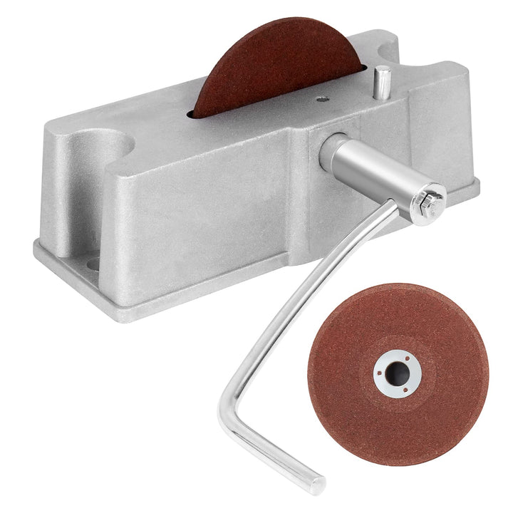 TEMSONE front view of piston ring filer showing stable clamping and ease of use benefit
