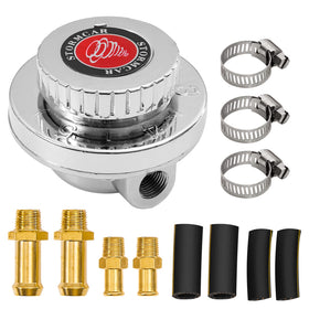 TEMSONE regulator kit front view showing components and easy install benefit