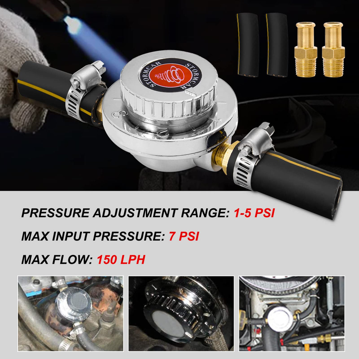 TEMSONE installed in engine bay showing inline placement and reliable control benefit