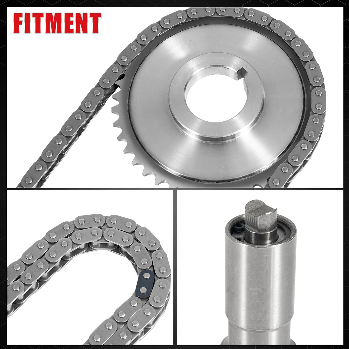 TEMSONE parts beside ruler showing scale for correct fit confirmation