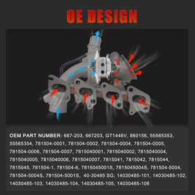 TEMSONE full gasket and hardware layout showing included seals for complete replacement