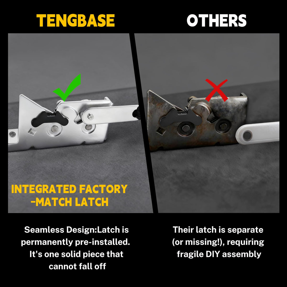TENGBASE installed in truck demonstrating easy access to hidden storage