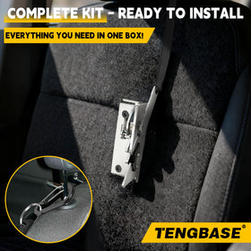 TENGBASE close-up of hand-sewn nylon strap showing durable pull and grip
