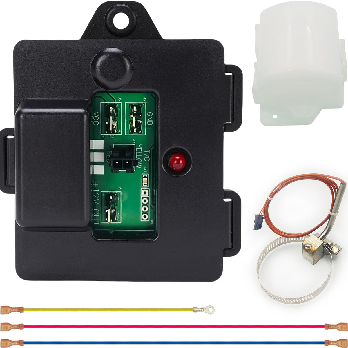 TENSSO front control unit showing connectors and compact housing, improves replacement reliability