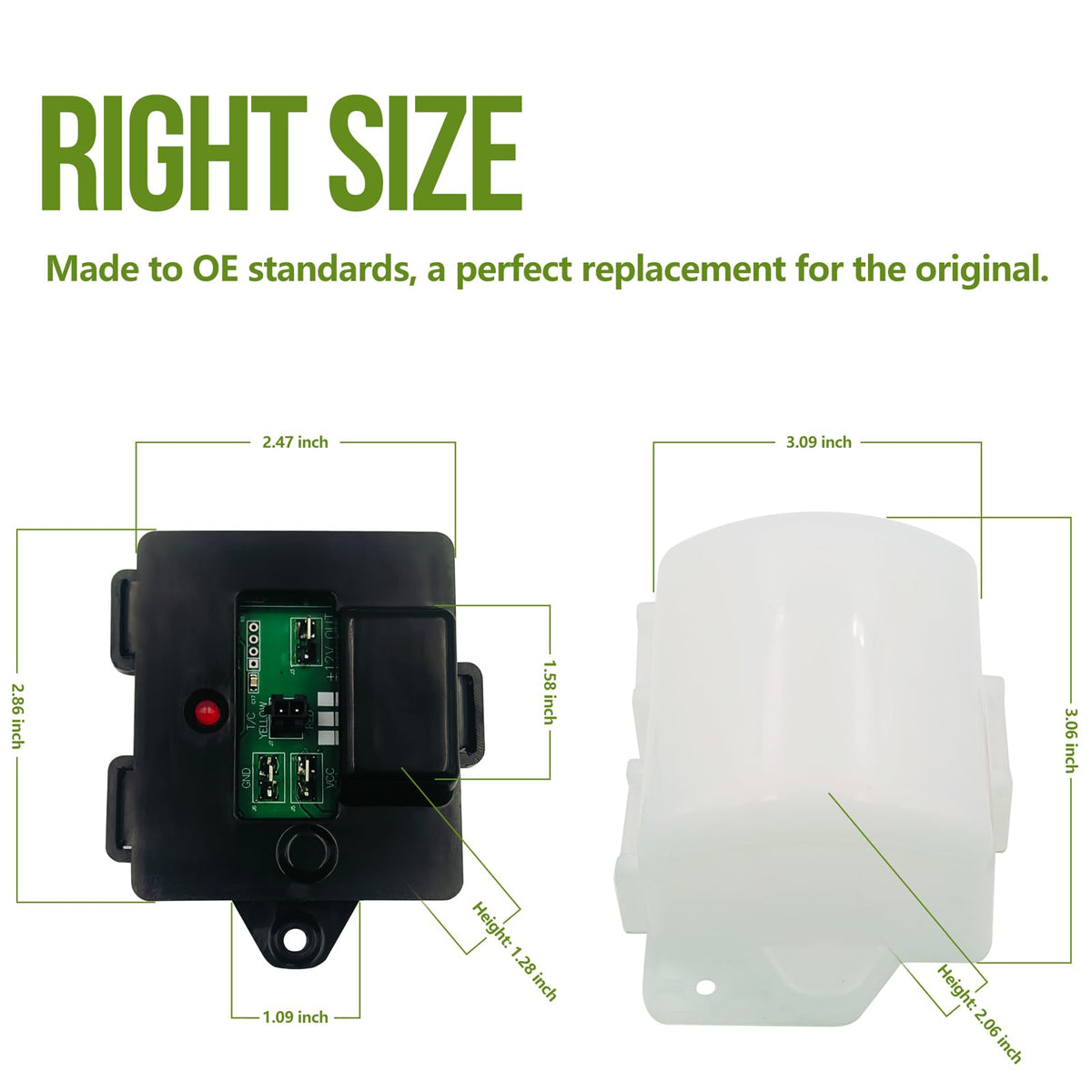 TENSSO wiring harness and labeled connectors, simplifies plug-and-play installation