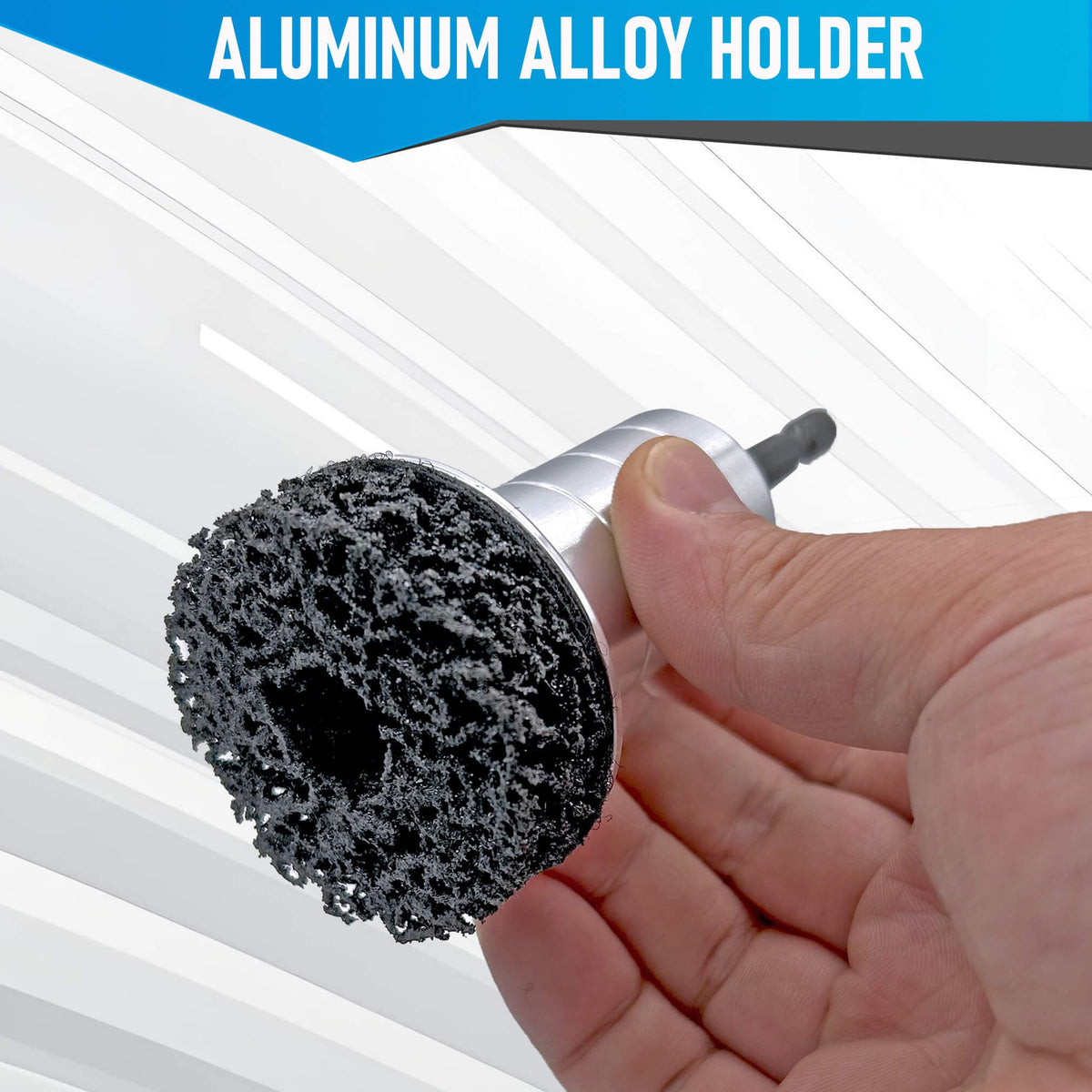 TEOFix aluminum holder connected to 1/2" adapter demonstrating tool fit
