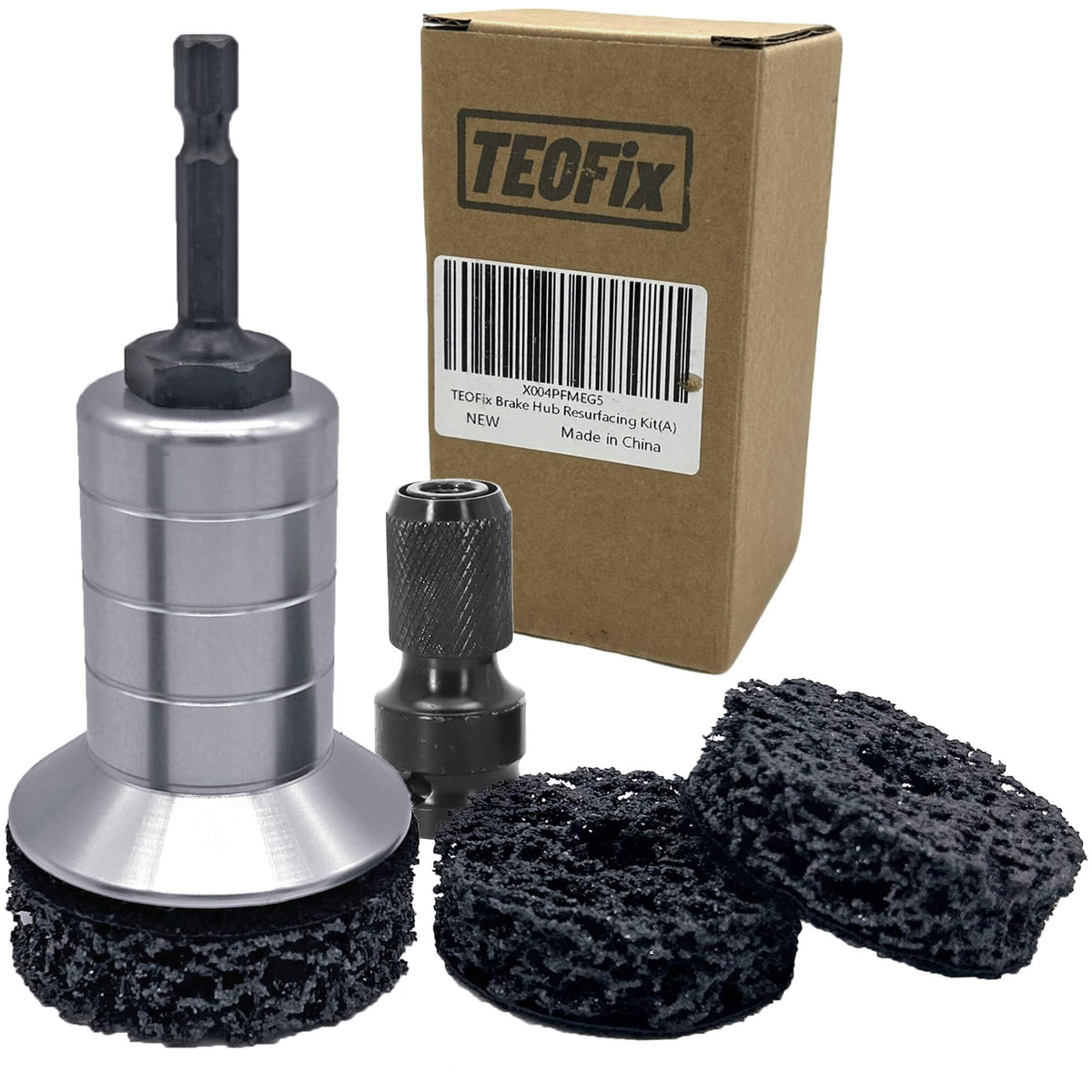 TEOFix kit staged on a garage bench to speed wheel service and prep