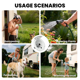 Terapaton mounted on RV exterior demonstrating easy outdoor water access