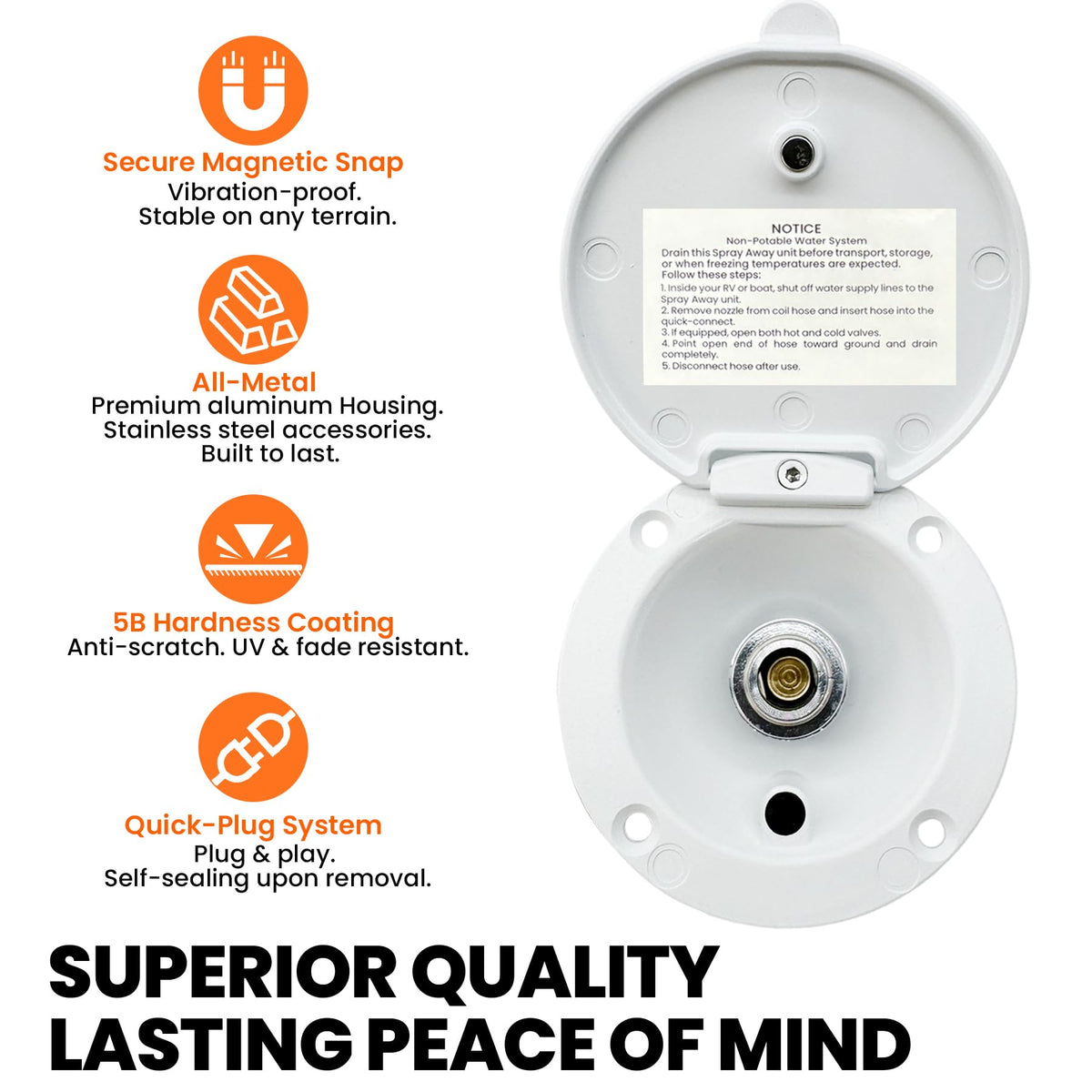 Terapaton next to ruler showing compact size and easy installation benefit