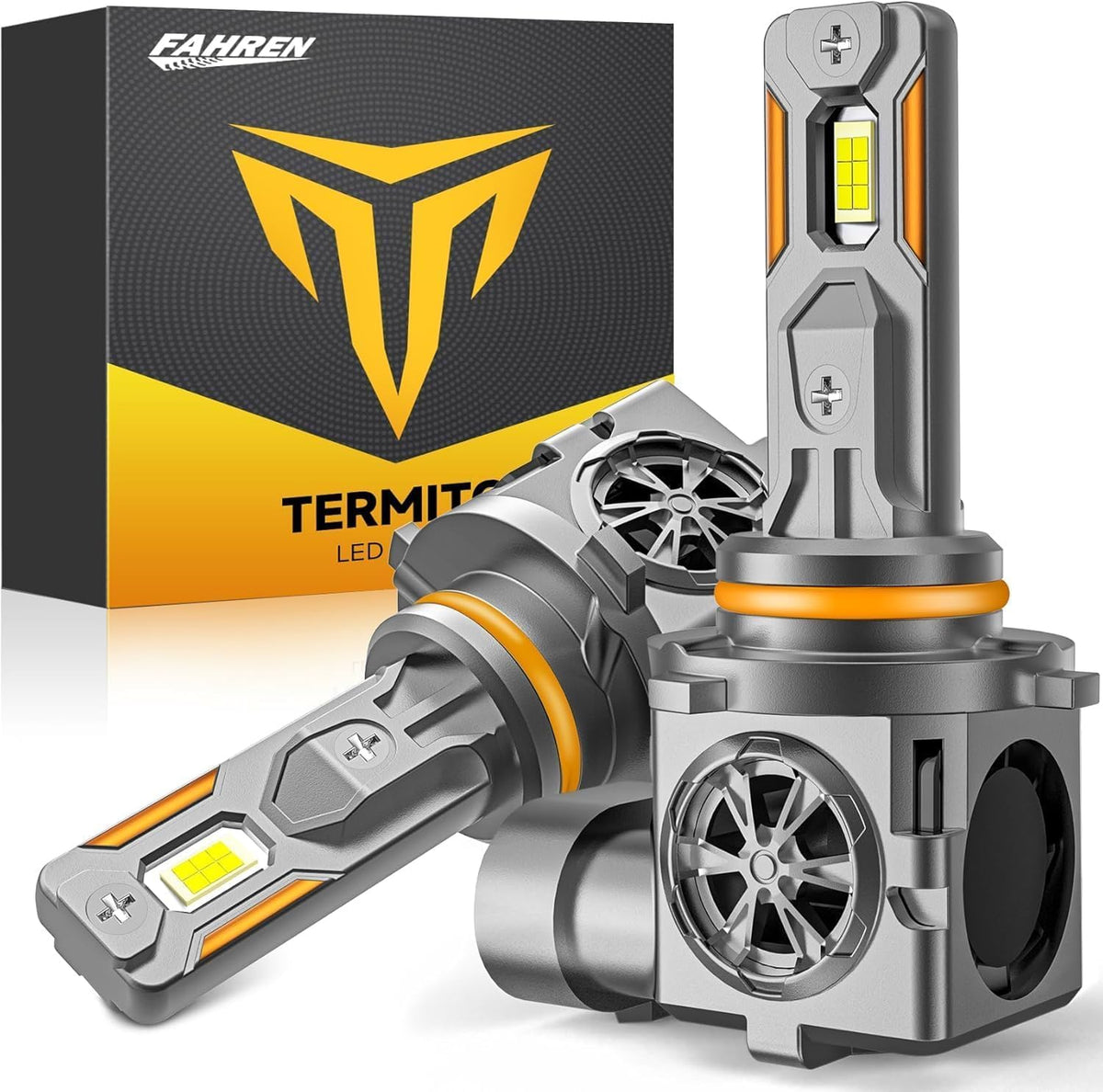 Termitor front view bulb and packaging showing plug and play benefit