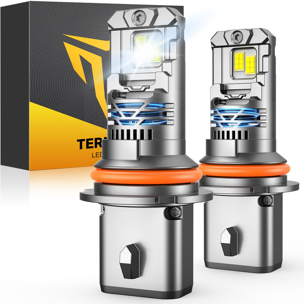 Termitor 9007 HB5 front view showing compact OEM fit and bright output